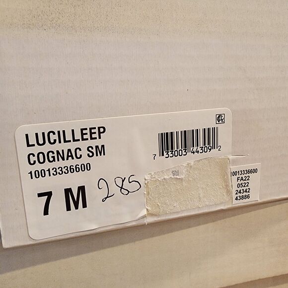 Style‎ & Co Lucillee Ankle Boots 7 M Brown Faux Leather Pointed Toes Block Heels - Picture 11 of 14